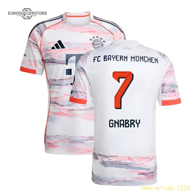 Bayern Munich Away Shirt (Gnabry 7) 2025-2026 Fan Edition