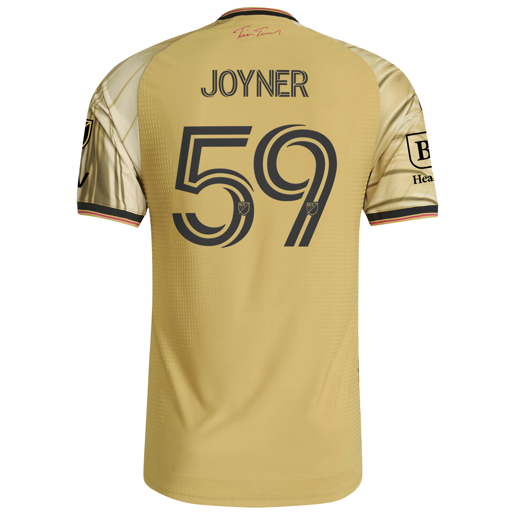 [LK] MyKhi Joyner St. Louis CITY SC 2026 The Tina Turner Kit On-Field Authentic Patch Jersey - Yellow
