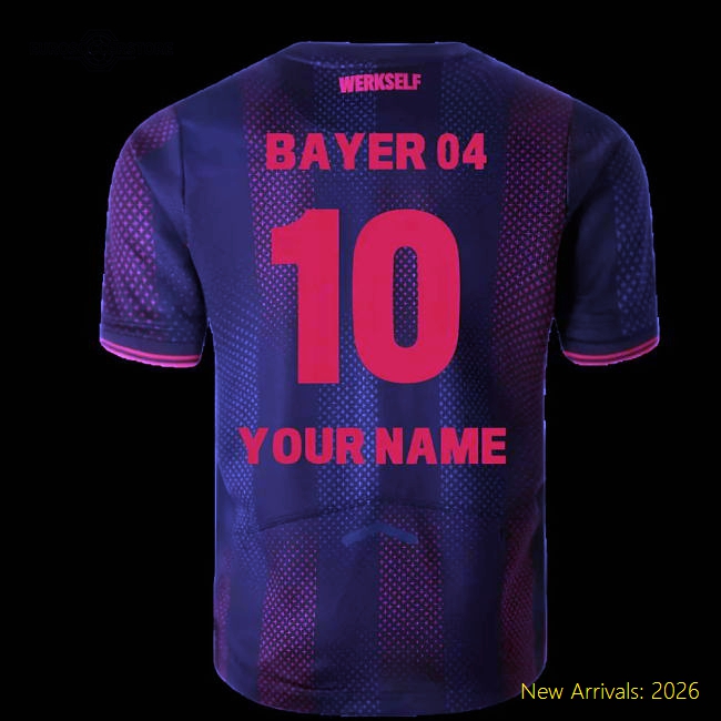 Bayer Leverkusen 2024-25 Home Fan Version For Kids Name) Soccer Jersey