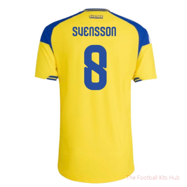2026-2027 Sweden Authentic Home Shirt (Svensson 8)