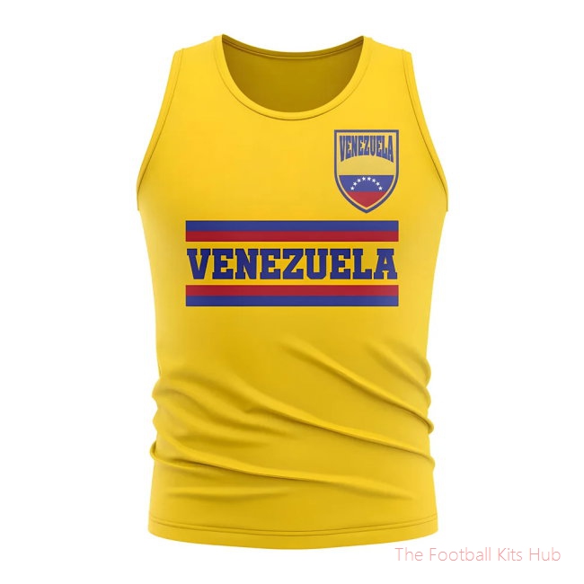 Venezuela Core Football Country Sleeveless Tee (Yellow)