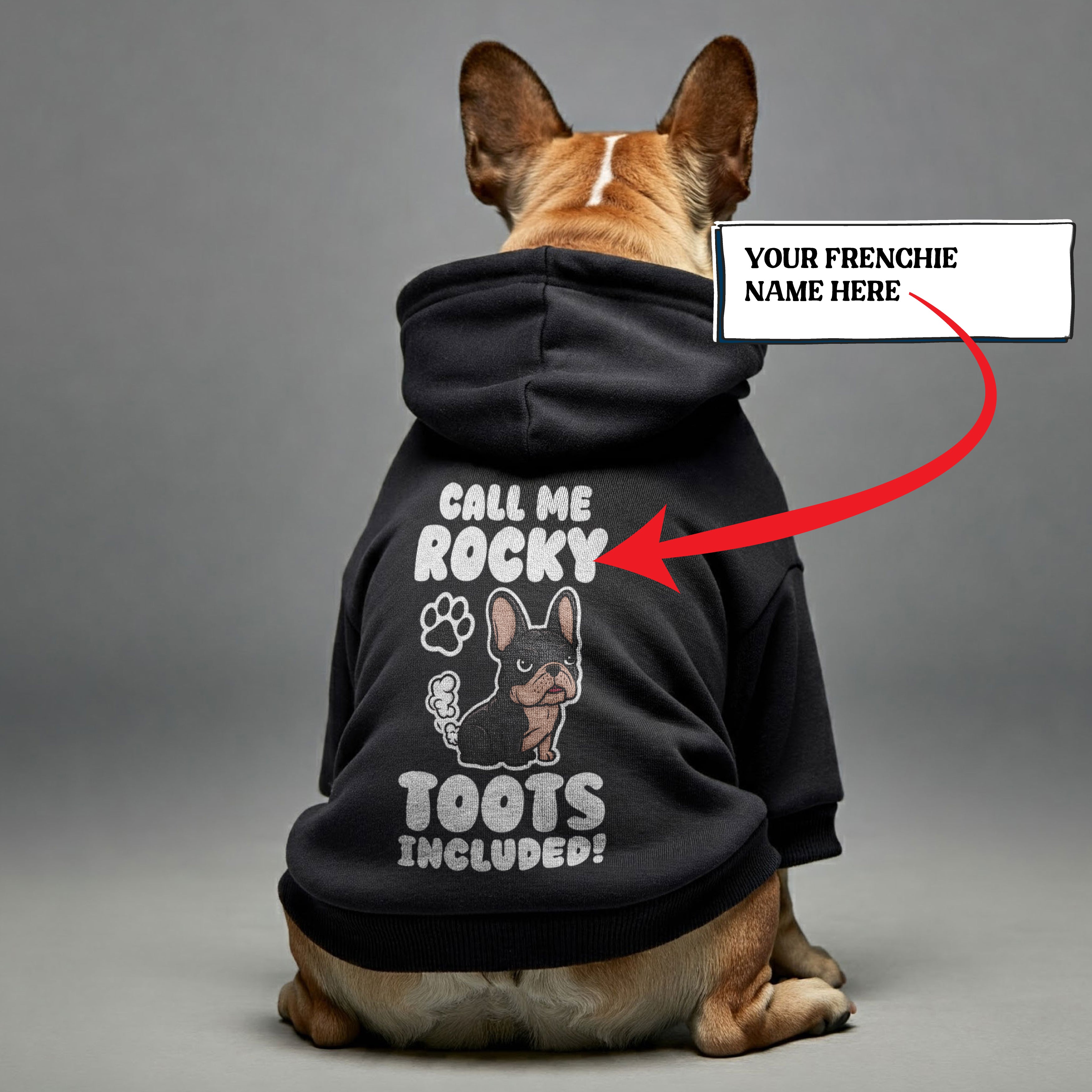 French Bulldog Personalized French Bulldog Hoodies With Funny Quotes