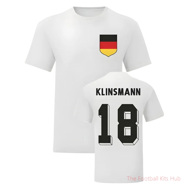Jurgen Klinsmann Germany National Hero Tee\\'s (White)