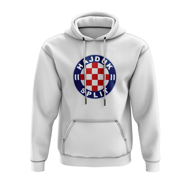 Hajduk Split Logo Hoody Vibrant White Season Collection