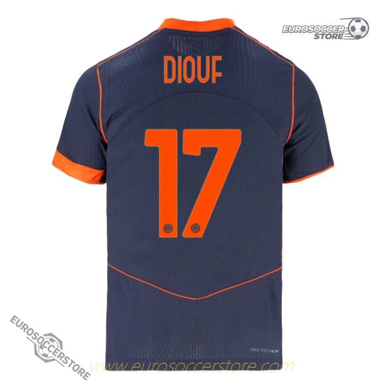 Inter Milan 25-26 Third Player Version Jersey DIOUF 17