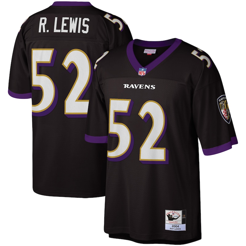 None Ray Lewis Baltimore Ravens Historic Franchise Replica Jersey