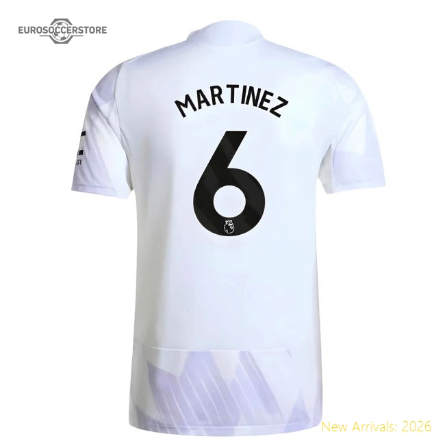 Excellent 2025-2026 Man Utd Authentic Away Shirt (martinez 6)