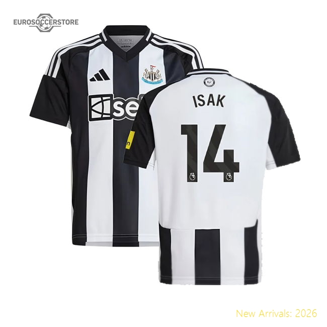 Newcastle United 2024-25 Home Fan Version For Kids (Isak Game Day Jersey