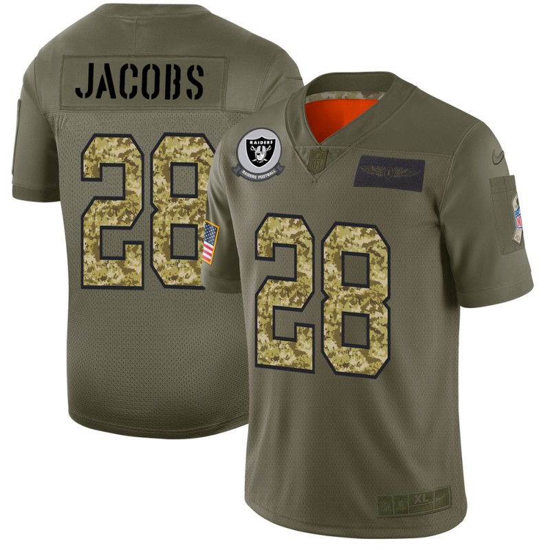 NFL O R Raiders Josh Jacobs #28 Team Color Limited Game Jersey - Pr...