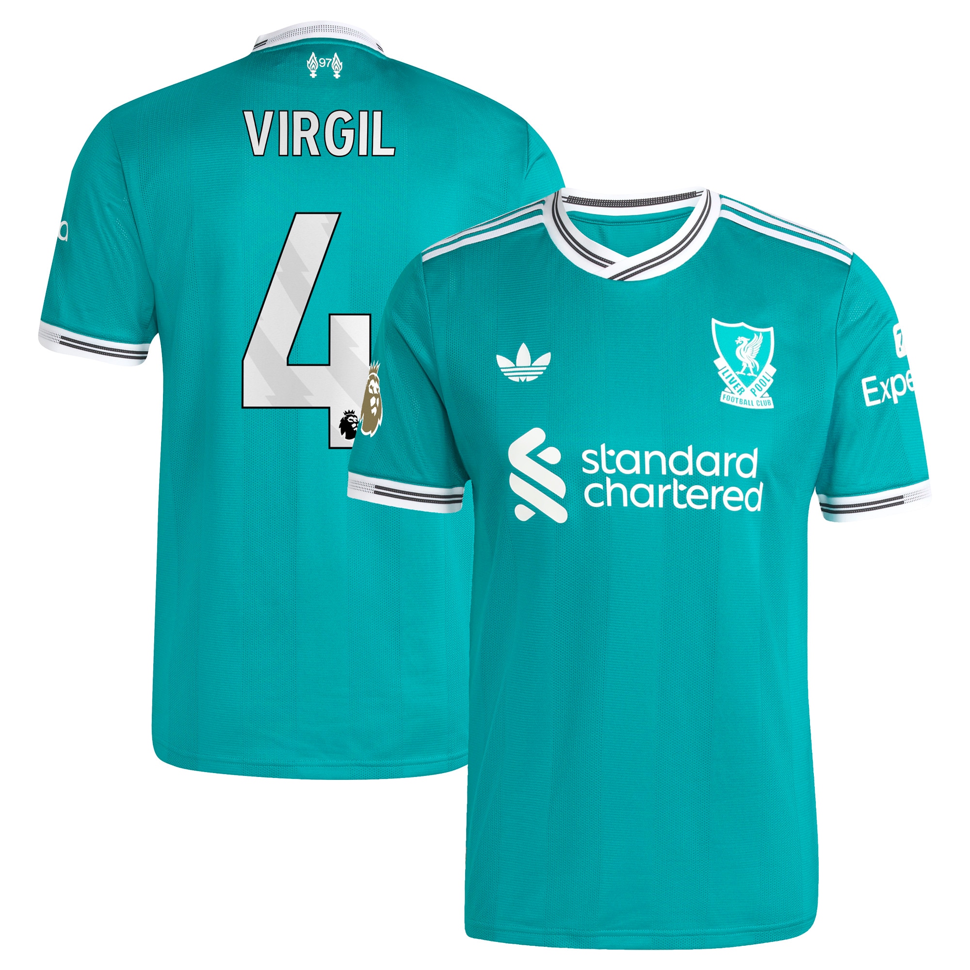 [SJH] Virgil van Dijk Liverpool 2025/26 Third Authentic Player Jersey - Green