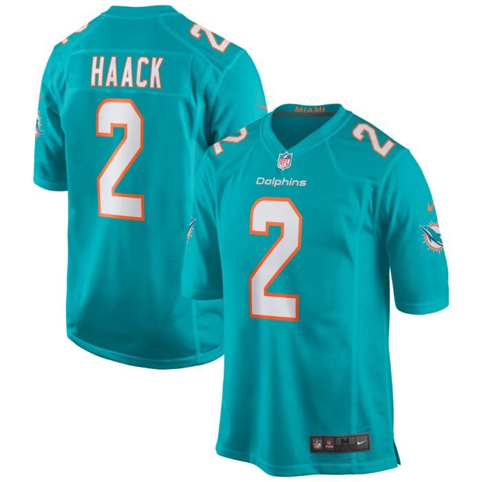 None Men's Miami Dolphins Iconic Game Jersey Football Apparel