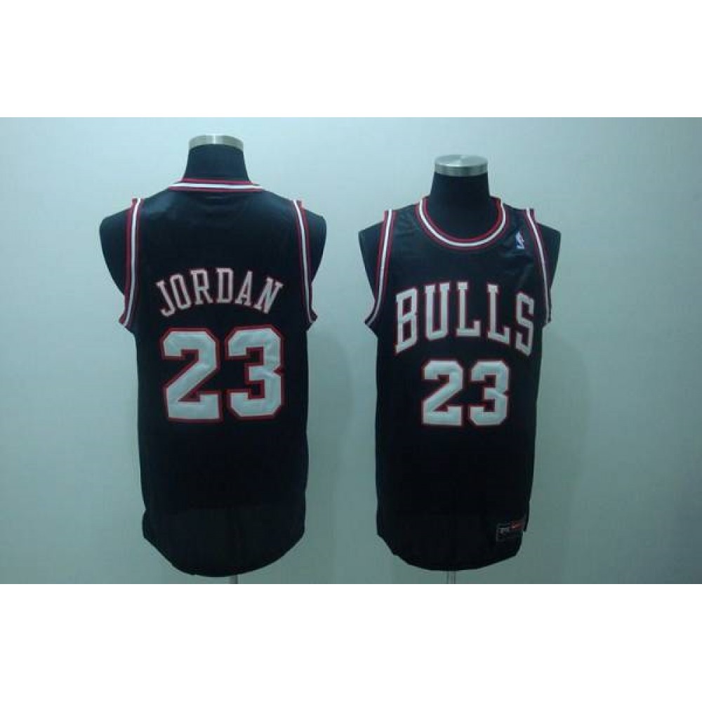 Authentic 23 Black Jersey - - NBA Collection