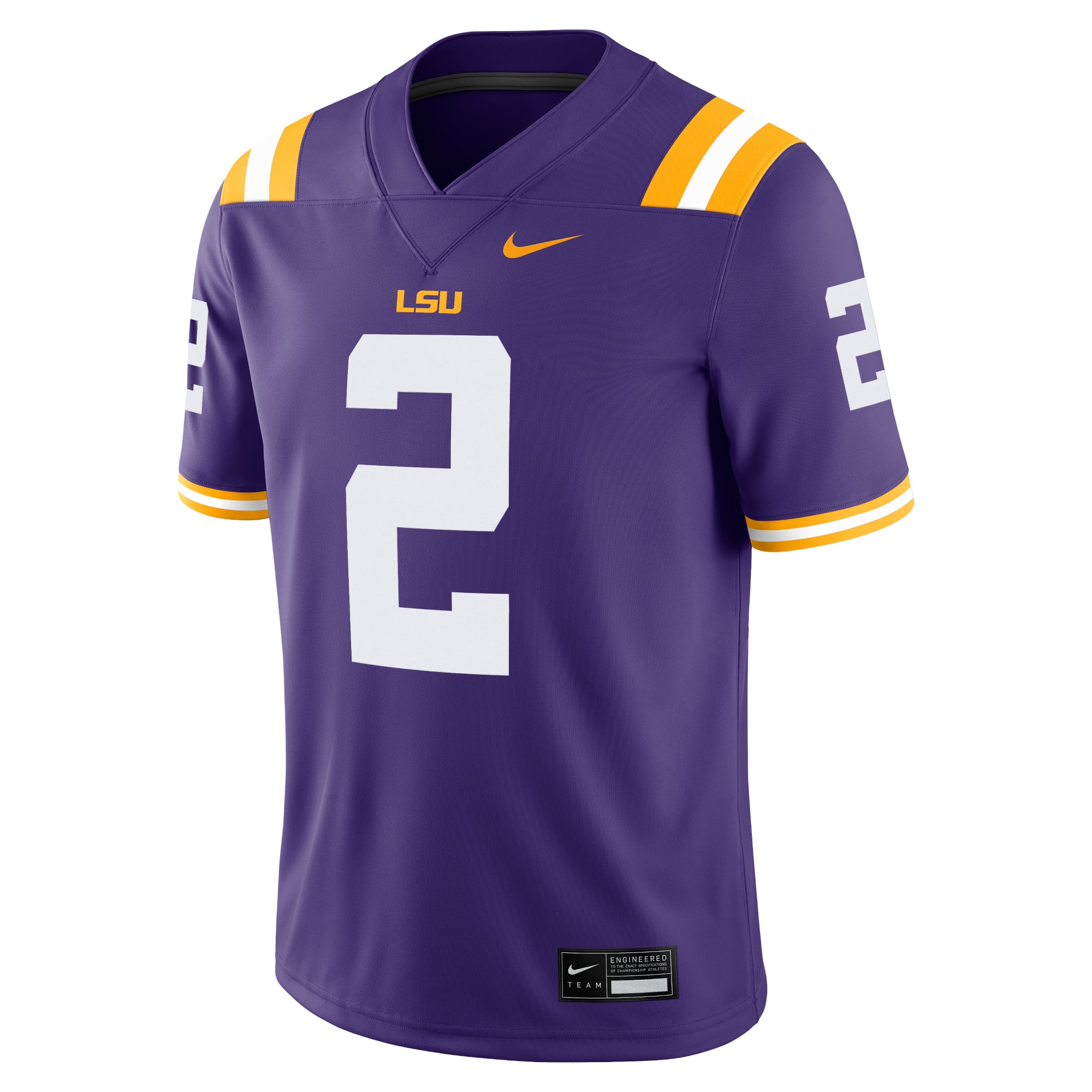 Justin Jefferson LSU Tigers Nike Alumni Game Jersey - Purple