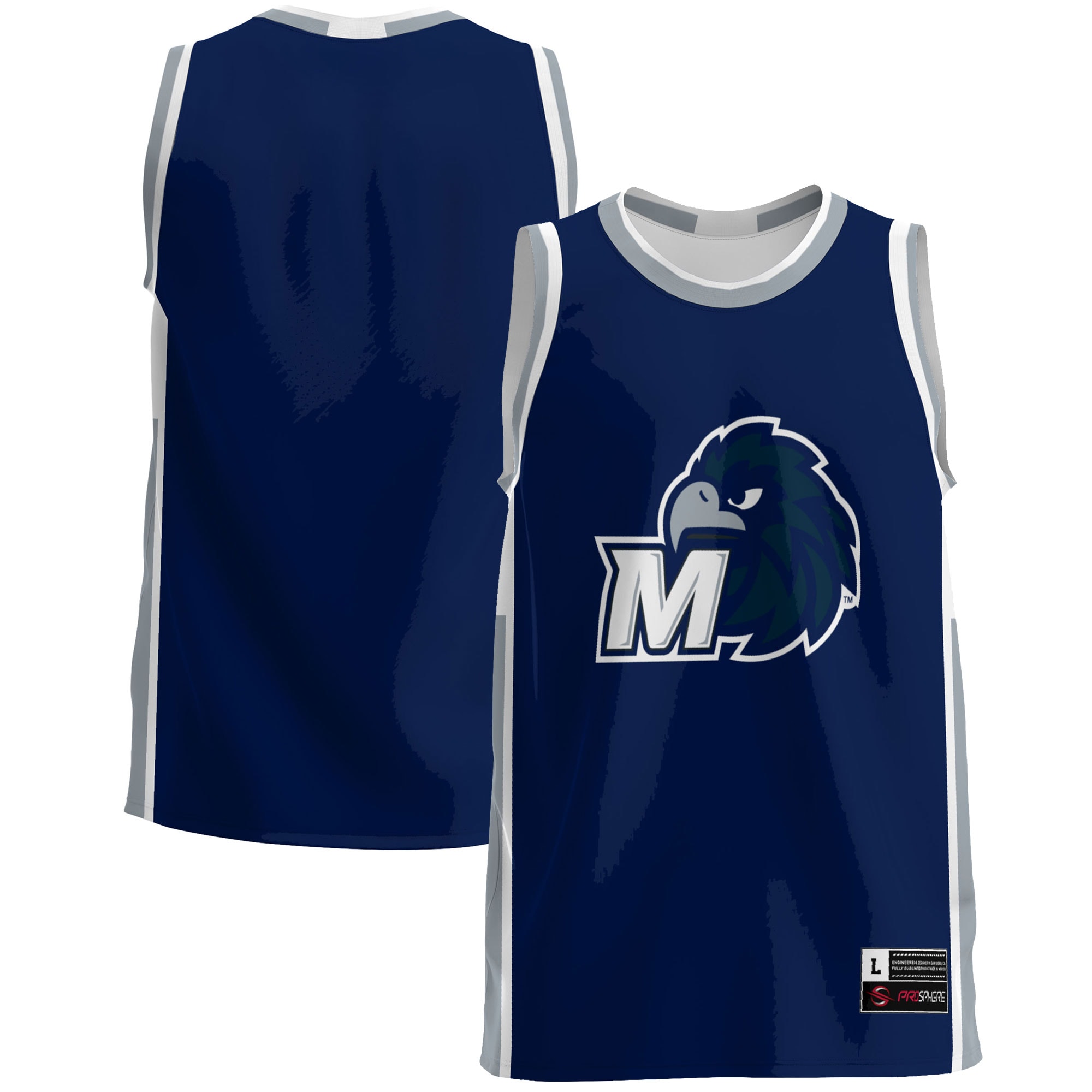 [NJP] Monmouth Hawks GameDay Greats Lightweight Basketball Jersey - Blue