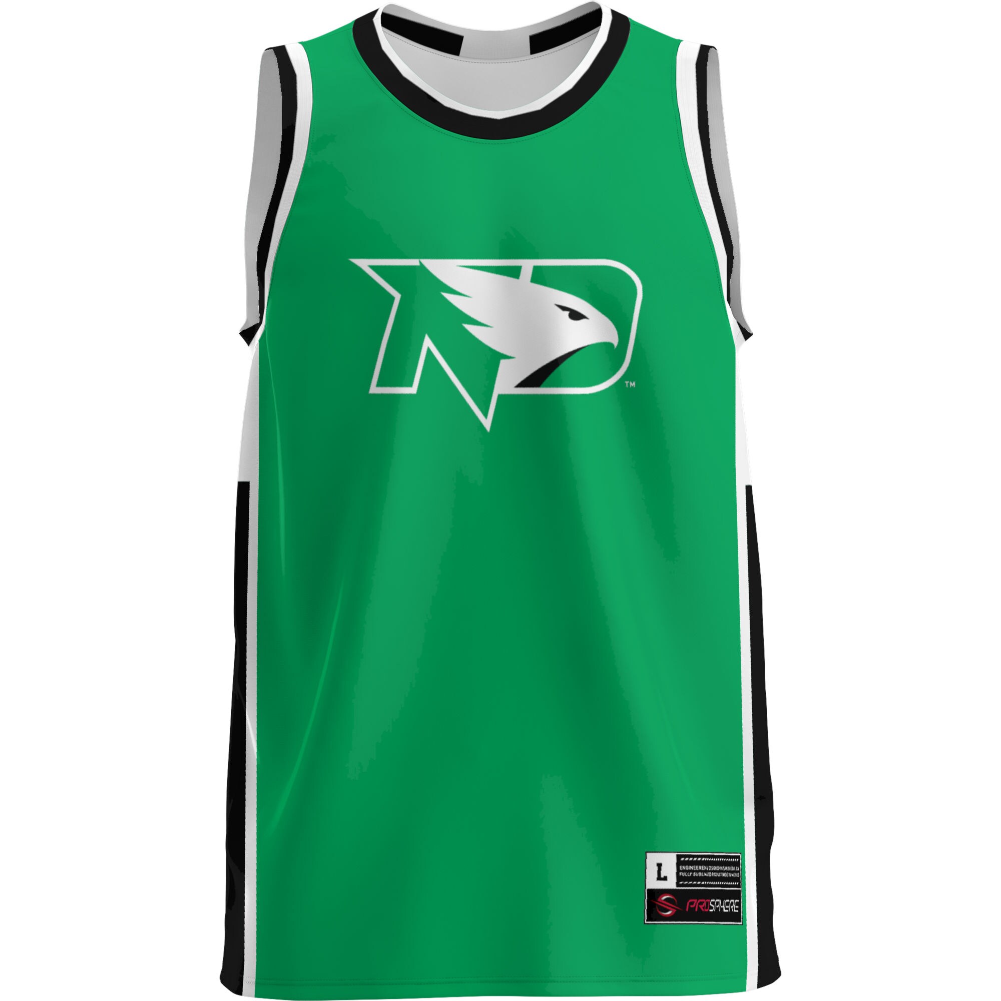 [DDG] North Dakota GameDay Greats Lightweight Basketball Jersey - Green