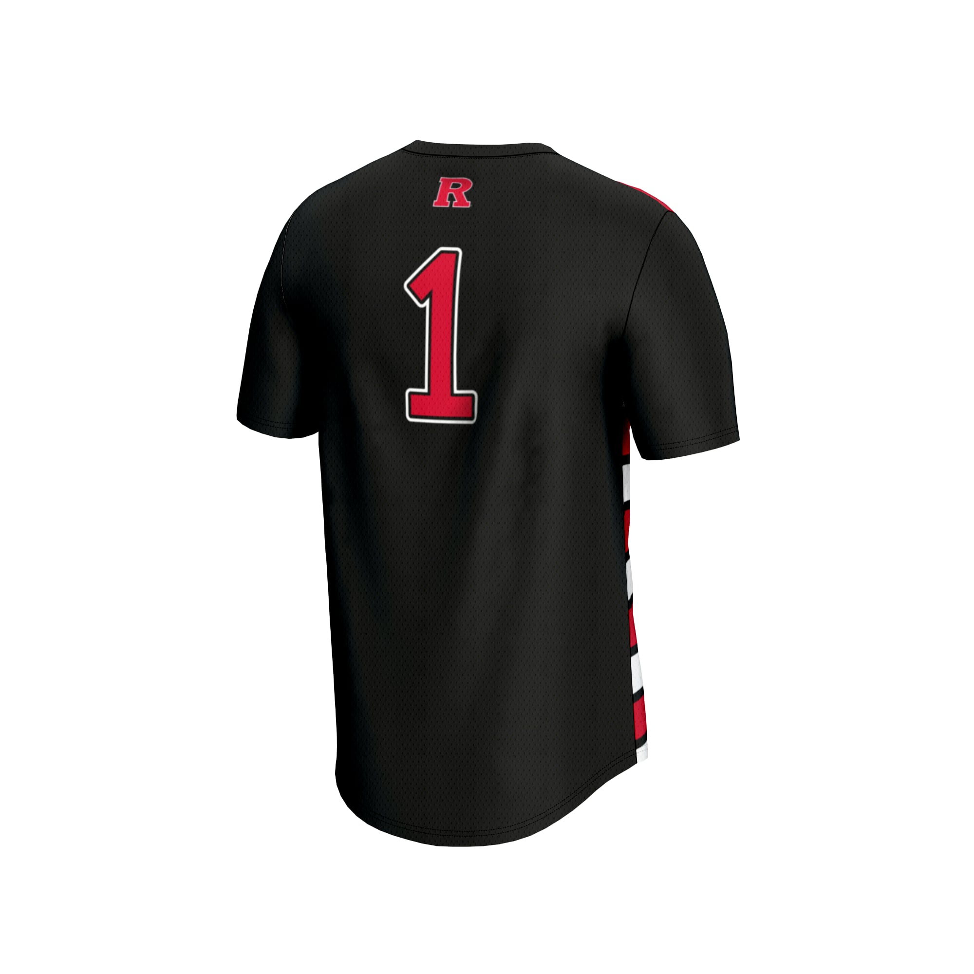 #1 Rutgers Scarlet Knights GameDay Greats Youth Lightweight Soccer Fashion Jersey - Black
