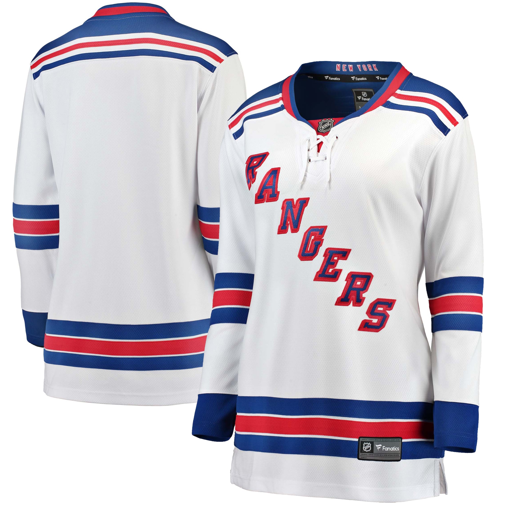[JED] New York Rangers Women's Away Breakaway Jersey - White