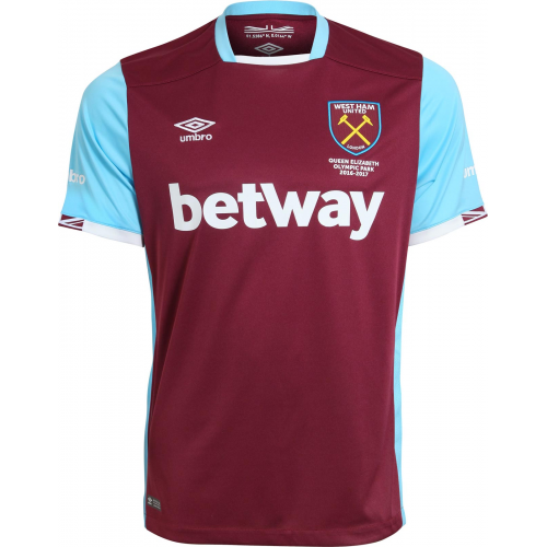 Official West Ham United Home 201617 Soccer Jersey Shirt