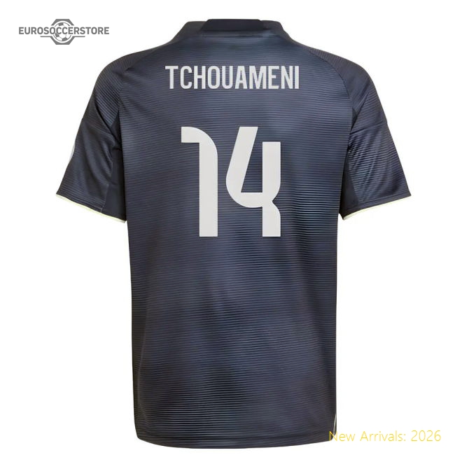 2025-2026 Real Madrid Second Jersey (kids) (tchouameni 14)