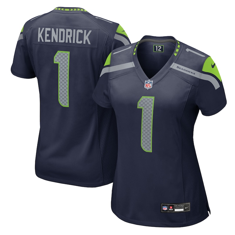 None Derion Kendrick SEA Seahawks Bold High-Quality Jersey for NFL Fan