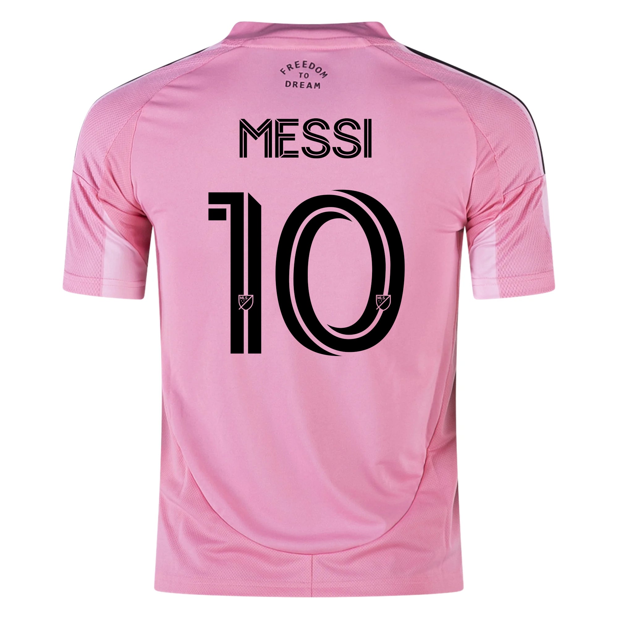 Messi Youth Inter Miami Home Football Shirt 25/26 Pink