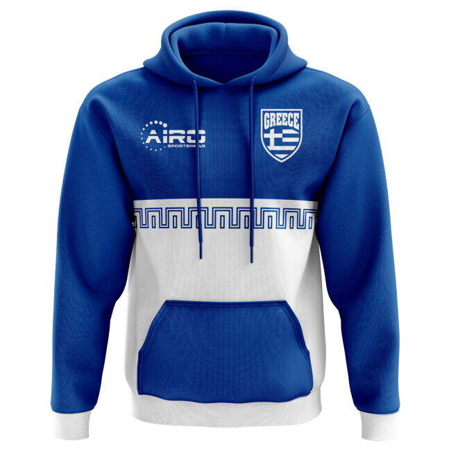 Light And Easy To Use 2025-2026 Greece Home Concept Football Hoody (Kids) From China