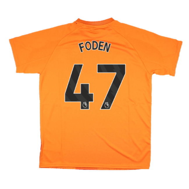 football shirt 2023-2024 Man City Pre-Match Jersey (Orange) - Kids ...