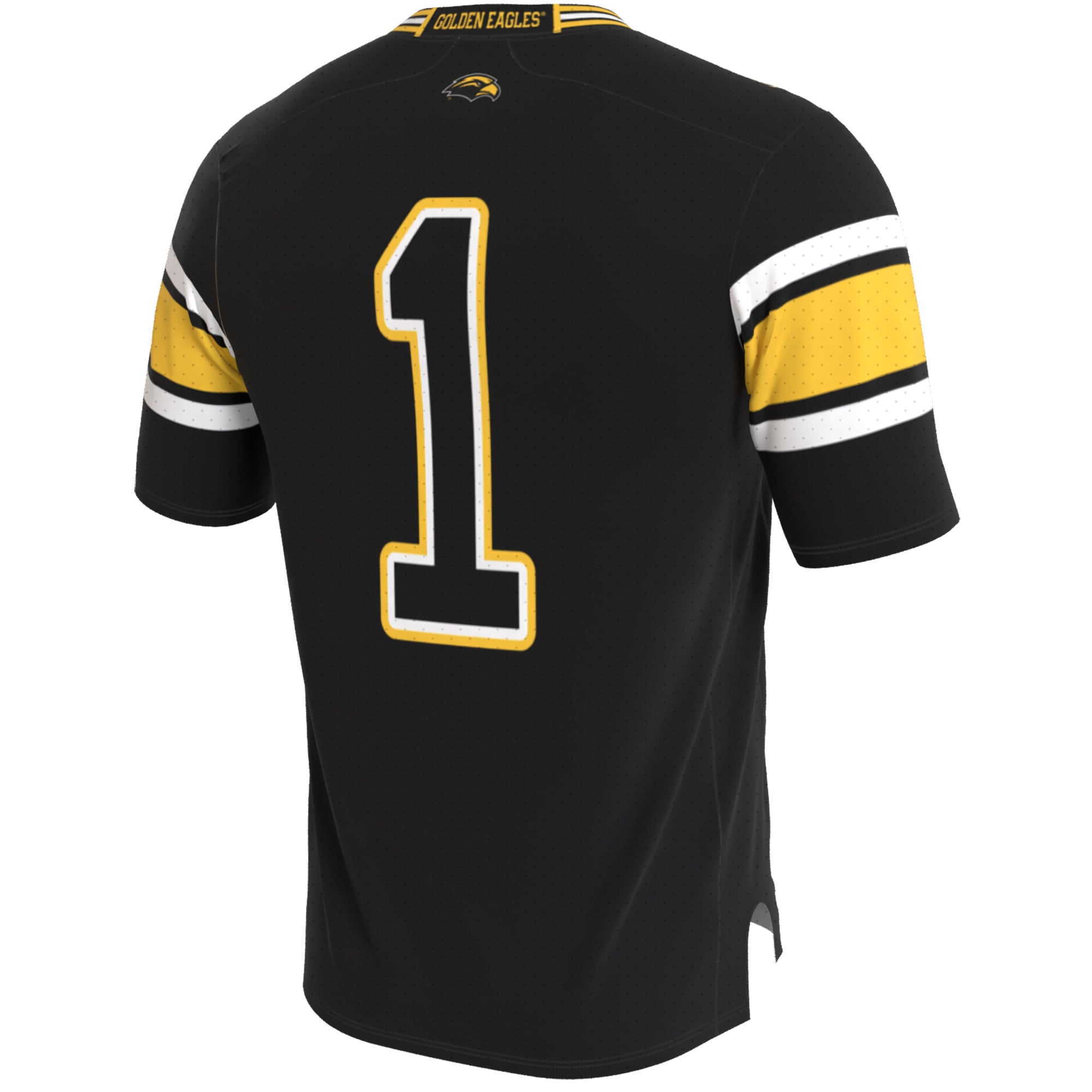 Unisex Black Southern Miss Golden Eagles Lightweight Collegiate Football Blackout Fashion Jersey