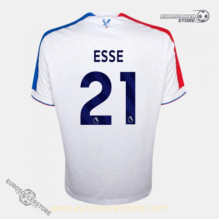 Crystal Palace Third ESSE 21 Eagle White Jersey for the 25-26 Season