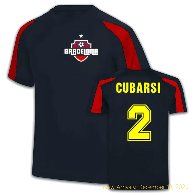 Barca Pau Cubarsi Barcelona Sports Training High-Quality Jersey
