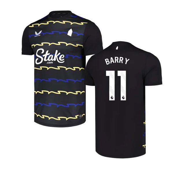 2025-20 Everton Authentic Third Jersey Barry #11 S