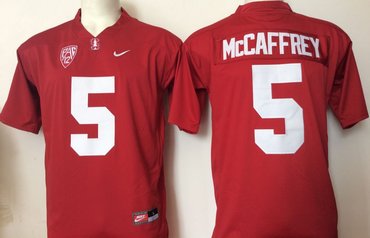 Men's None Red 2024 game day Christian Mc #5 embroidered Jersey