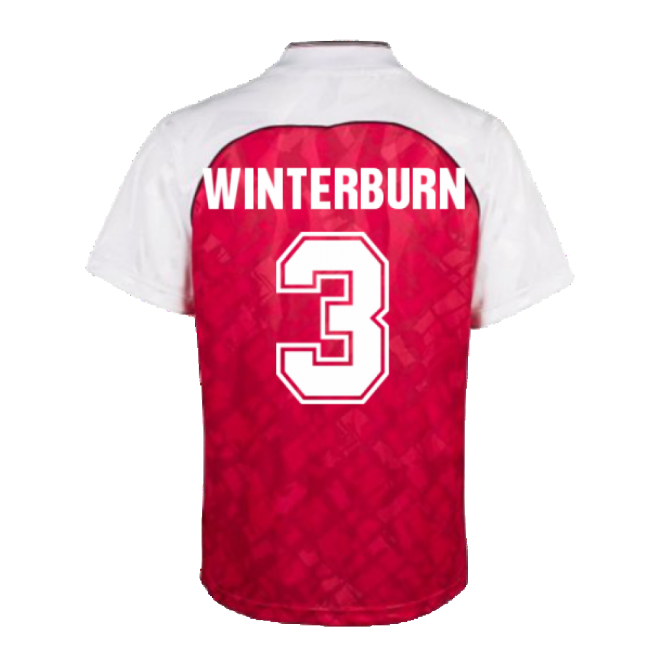 Arsenal 1990-19 Home Football Shirt Winterburn (3) L M S