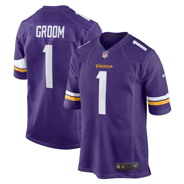 None Game NFL Jersey - Purple | Elite Football Apparel | NFL Football