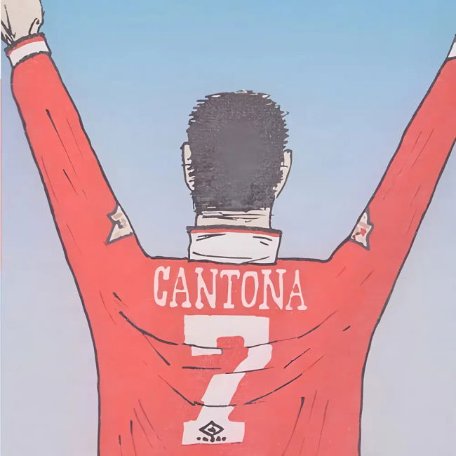Manchester Reds Retro I Am Cantona T-Shirt (Red) | Elite | Top Quality