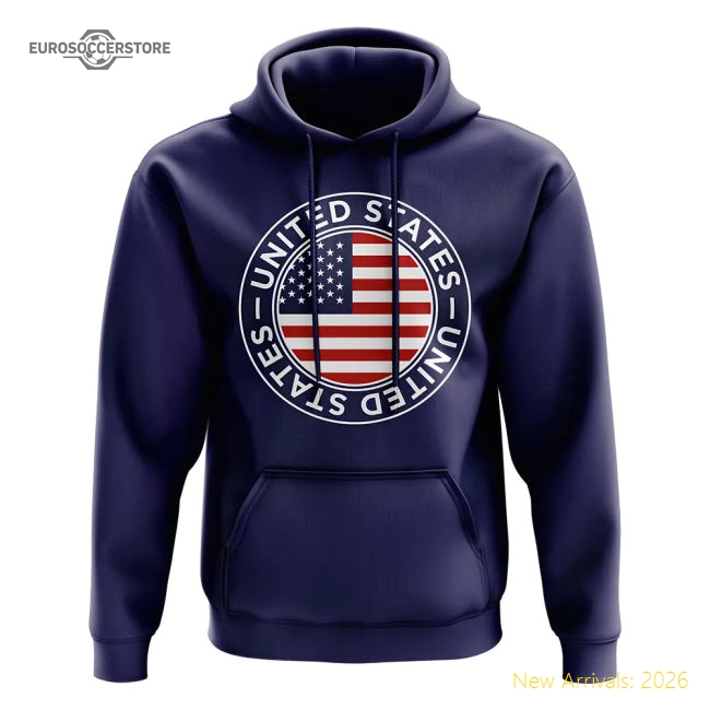 Usa Football 20242025 Regular Hoodie  Durable Aeroready
