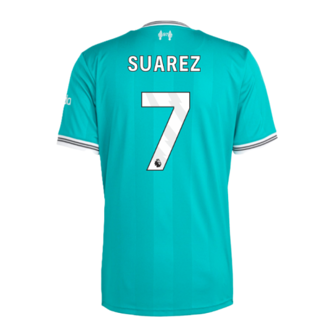 Great Deal 2025-2026 Liverpool Third First-Class Rare Suarez 7 Ad#453