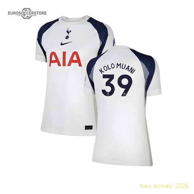 Premium 2025-2026 Tottenham Home Shirt (womens) (kolo Muani 39)