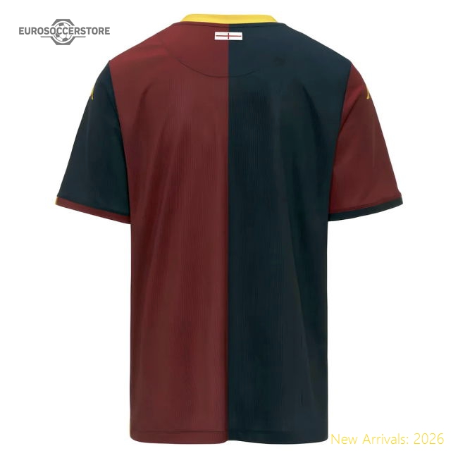 2025-2026 Genoa Home Top Jersey Match Replica Fan Edition