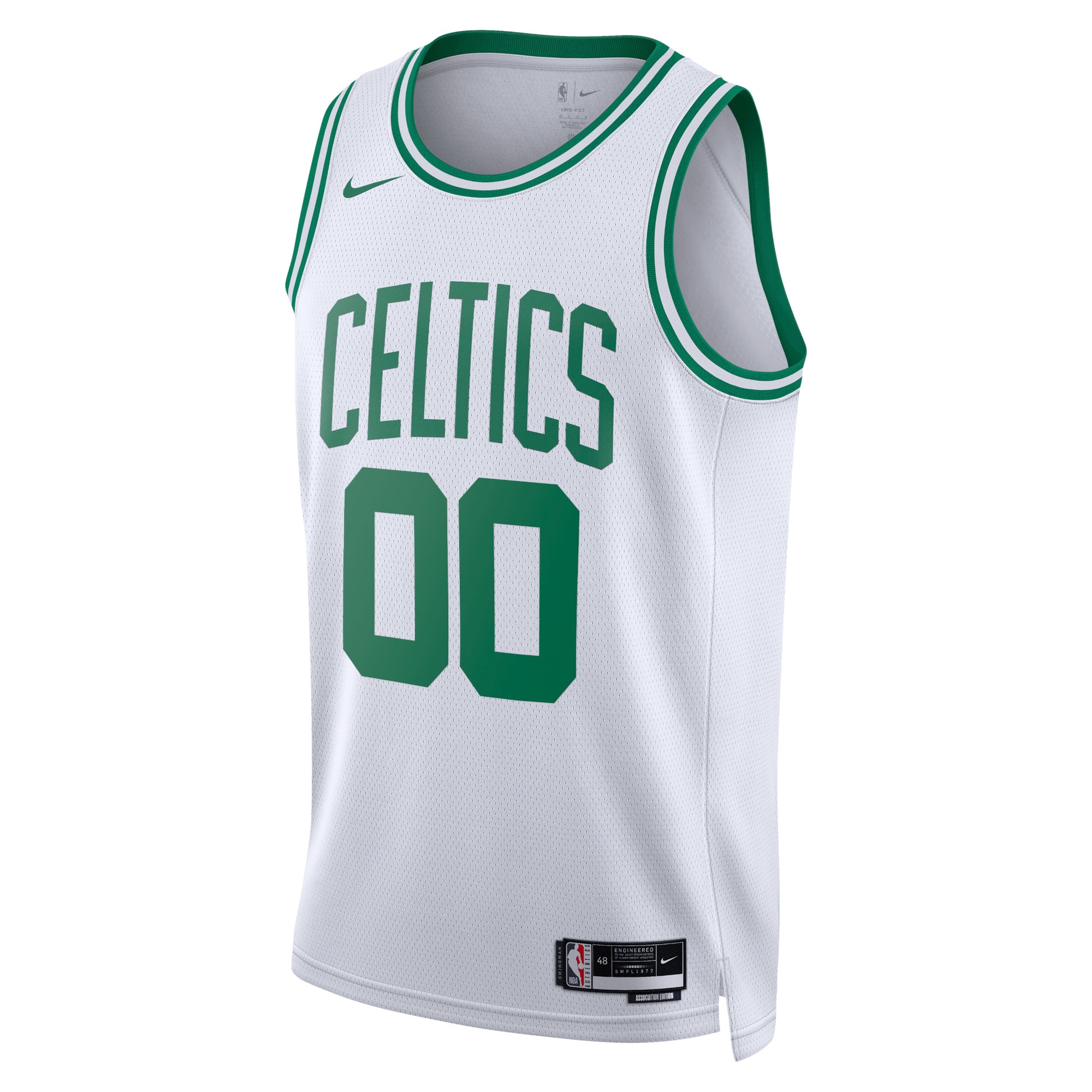 [LK] Boston Celtics Unisex Swingman Custom Jersey White - Association Edition