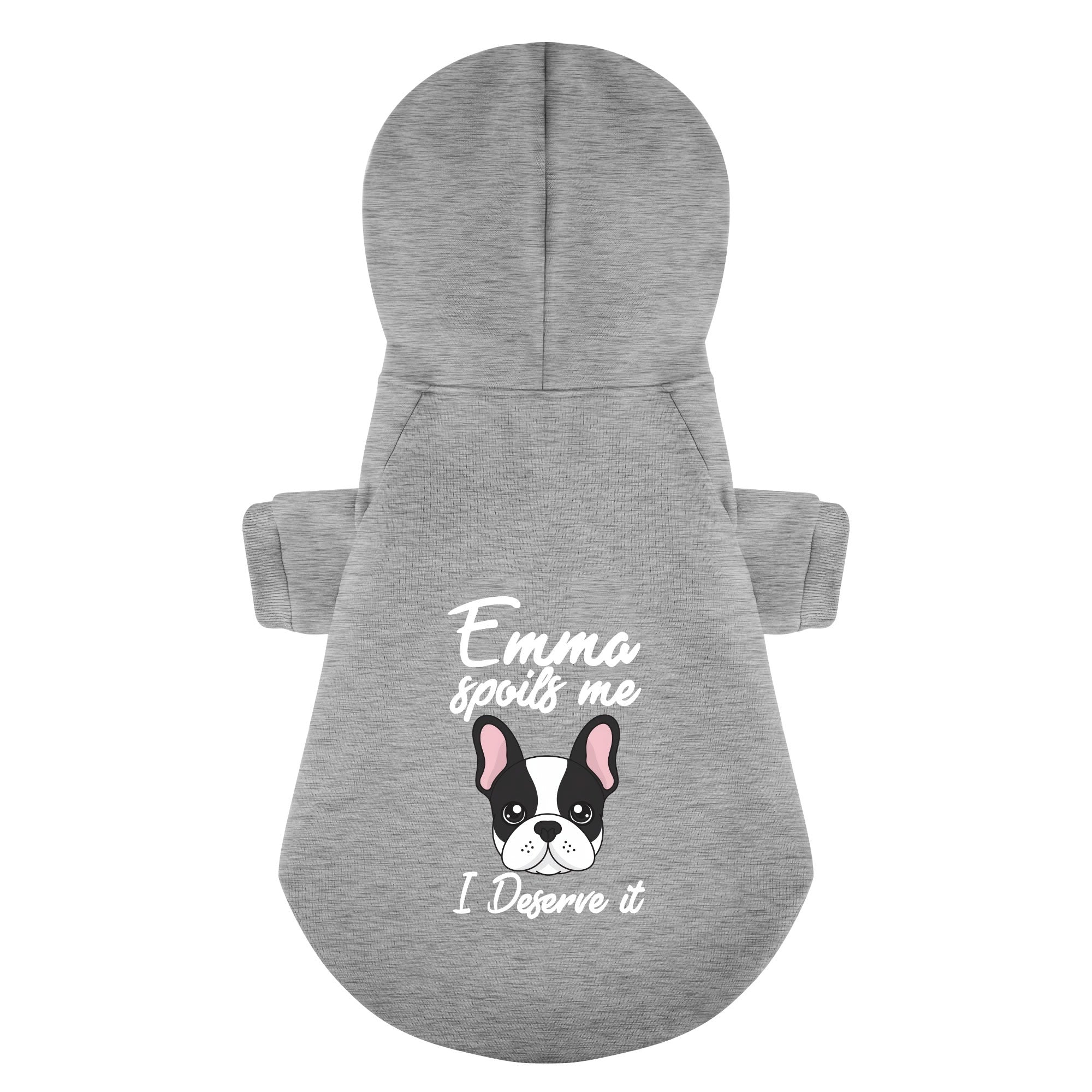 French Bulldog Personalized French Bulldog Hoodies With Owner's Name