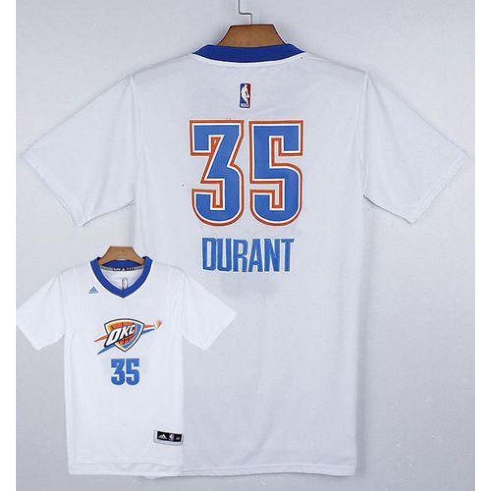 Performance Authentic Men's OKC #35 Kevin White Basketball Jersey