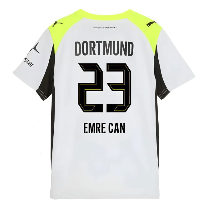 Original 2025-2026 Borussia Dortmund German Away Jersey (Kids)