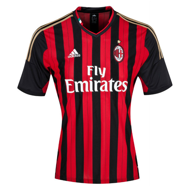 Professional Licensed Durable 1314 AC Milan Home 4 Muntari Shirt