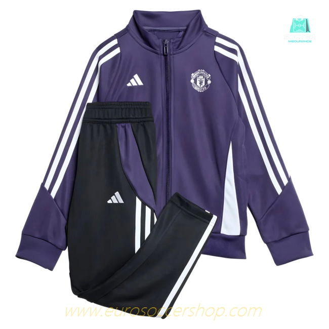 2025-2026 Man Utd Tracksuit (Aurora Plum) - Infants