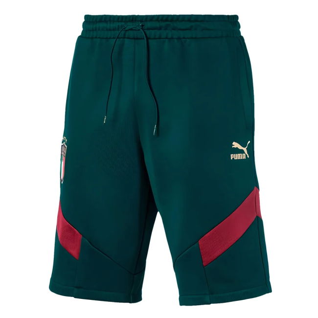 2019-2020 Italy Puma Iconic Mcs Shorts (Pine) Holland Worldcup