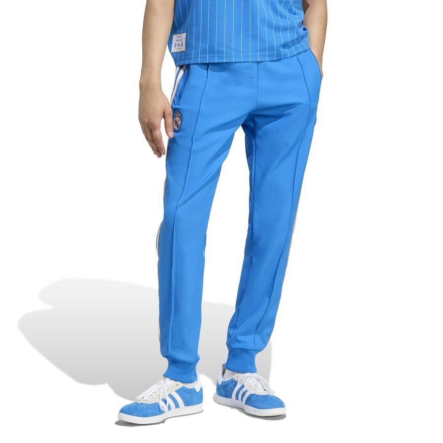 Real Madrid Training Trousers Terrace Icons - Blue Bird/White