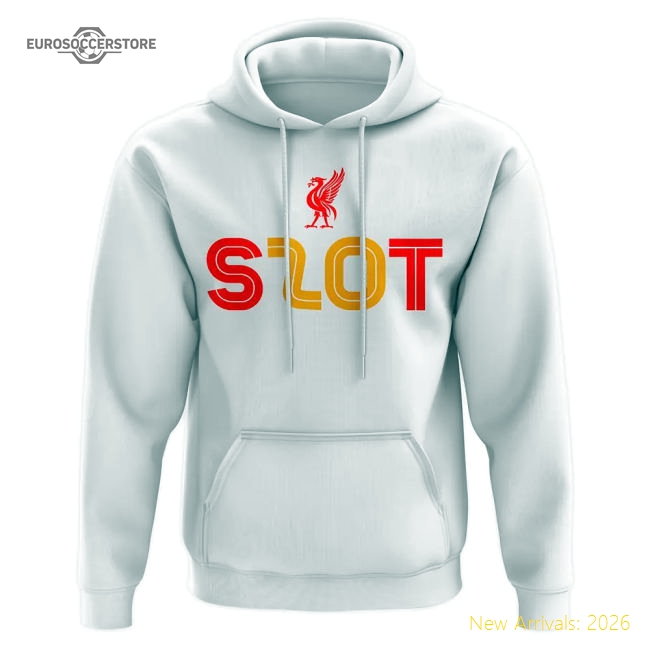 Premium Liverpool Arne Slot 20 Titles Hoody (white) - Premium Quality