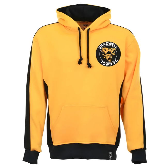 Certified Shadwell Town FC Retro Hoodie Comfortable Wear