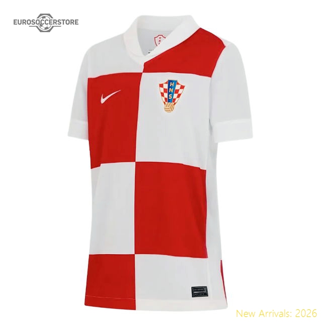 Premium Croatia 2024-2025 Official Home Jersey Mobility